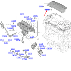 HYUNDAI i20 MK3 Engine Cover Insulator 292442L000 ORIGINAL