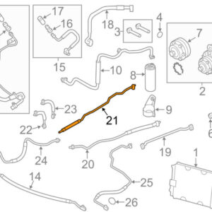 AUDI R8 42 A/C Conditioning Pipe Line 420260740B ORIGINAL