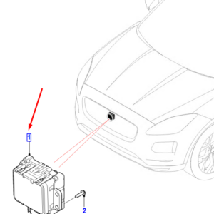 JAGUAR I-PACE X590 Distance Sensor T4K4056 ORIGINAL