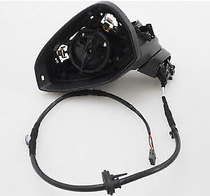 AUDI A4 Avant B9 Front Left Side Wing Mirror LHD 8W1857409AP9B9 ORIGINAL