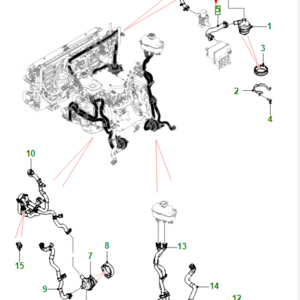 JAGUAR I-PACE X590 Pump To Condenser Inlet Hose T4K4896 ORIGINAL