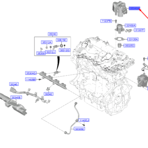 HYUNDAI i20 MK3 High Pressure Pump Foam 353272M500 ORIGINAL