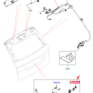 LAND ROVER RANGE ROVER SPORT II L494 Tailgate Wiring LR063793 ORIGINAL