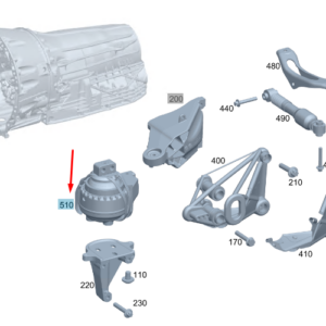 MERCEDES-BENZ AMG GT C190 Rear Left Transmission Mount A1902403700 ORIGINAL