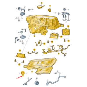 SKODA KODIAQ MK1 Front Right Headlight LED RHD 567941016H ORIGINAL