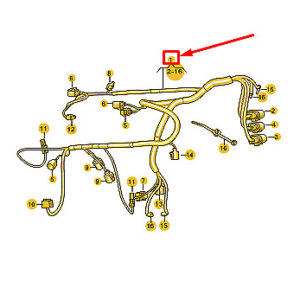 AUDI E-TRON GT Front End Wiring Set 9J1971073AA ORIGINAL