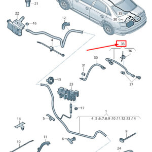 AUDI A4 B9 Earth Line 8W0971235A ORIGINAL
