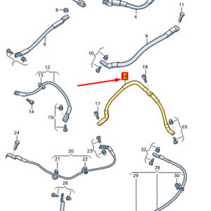AUDI E-TRON GT Voltage Converter Earth Line 9J1971244L ORIGINAL