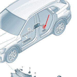 AUDI E-TRON GEN Rear Right Sill Trim Strip 4KE853376A9B9 ORIGINAL