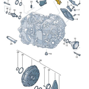 AUDI A3 Sportback 8Y Parking Brake Actuator 0AM321219K ORIGINAL