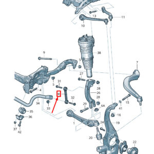 AUDI A8 4H Front Stabilizer Link 4H6411317A ORIGINAL