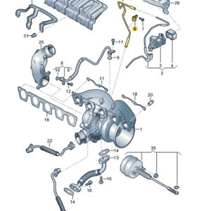AUDI A3 Sportback 8Y Control Line 07K145718C ORIGINAL