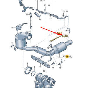 AUDI A1 GB Control Line 2Q0253574D ORIGINAL