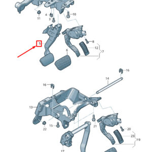AUDI Q8 4M Brake Pedal 4M1723140 ORIGINAL