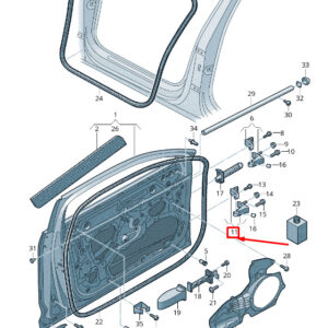 AUDI A6 C8 Front Right Lower Door Hinge 4K8831402B ORIGINAL