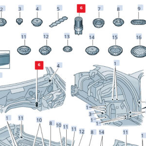 AUDI Q8 4MN Water Drain Valve 4L0819419 ORIGINAL