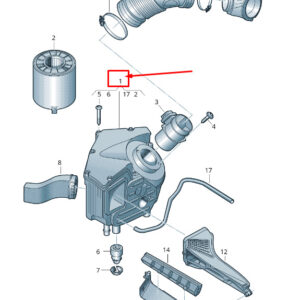 AUDI A4 Avant B9 Engine Air Filter Box 8W0133837M ORIGINAL