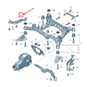 AUDI A5 Sportback 8T Rear Right Outer Stone Guard 8K0505414B ORIGINAL
