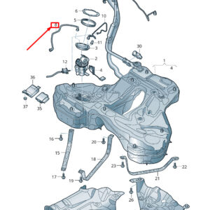 AUDI A6 C8 Fuel Line 4K0201220J ORIGINAL