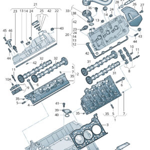 AUDI Q7 4M Engine Oil Filler Pipe 4M0115301E ORIGINAL