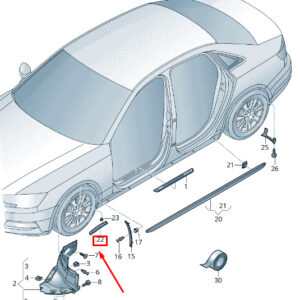 AUDI A4 Avant B9 Front Right Wheel Cover 8W0853718 ORIGINAL