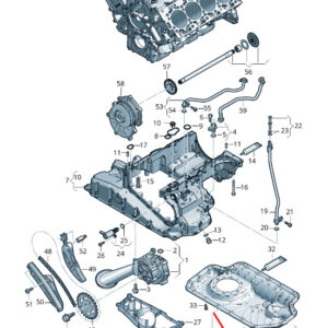 AUDI Q7 4M Lower Engine Oil Sump 057103602AM ORIGINAL
