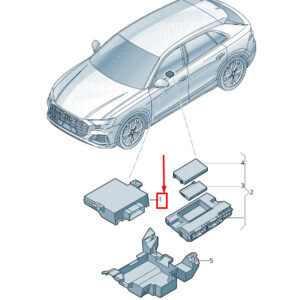 AUDI A6 4A C8 Gateway Control Unit 4K0907468J ORIGINAL