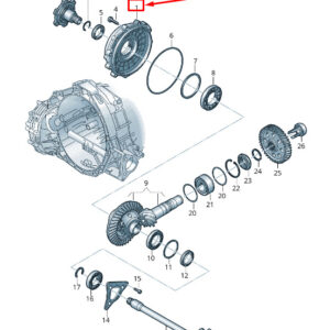 AUDI Q5 FY Axle Differential Cover Flange 0CK409131 ORIGINAL