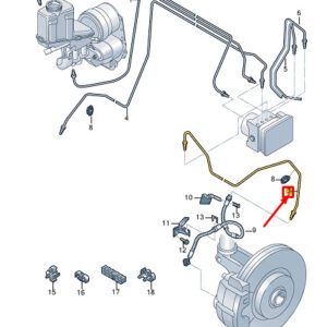AUDI Q4 E-Tron Left Brake Line RHD 1EC614723A ORIGINAL