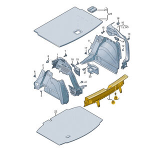 AUDI A1 Sportback GBA Rear Cross Panel Trim 82A8634714PK ORIGINAL