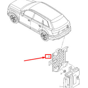 AUDI Q7 4M Reduction Agent Metering Control Unit Retainer 4M0907361 ORIGINAL