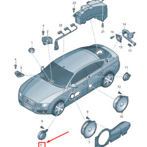 AUDI A6 Avant C7 Front Door Loudspeaker 4G0035454 ORIGINAL