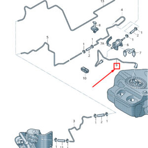 AUDI Q5 8R Fuel Line 8R0261238E ORIGINAL