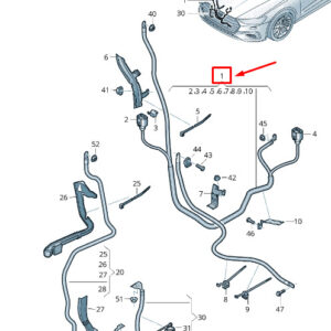 AUDI A6 4A C8 Starter Wiring Set 4K0971228R ORIGINAL
