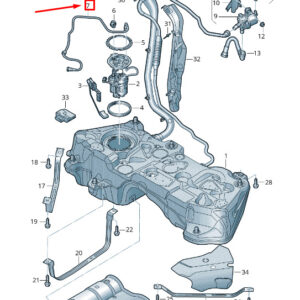 AUDI Q5 FY Fuel Line 80A201220D ORIGINAL