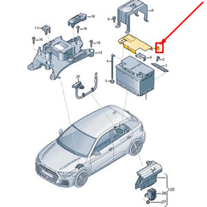 AUDI A1 GB Battery Cover Cap 82A915429 ORIGINAL
