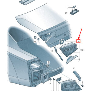 AUDI A8 4H Rear Right Tail Light Seal 4H0945192 ORIGINAL