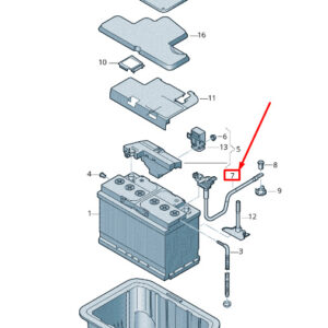 AUDI RSQ3 8U Battery - Wiring Set 8U0915181C ORIGINAL