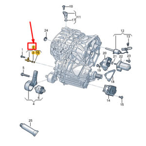 AUDI E-TRON GT Temperature Sensor 0ME906529 ORIGINAL