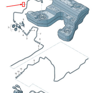 AUDI Q7 4M Fuel Line 4M0261238C ORIGINAL