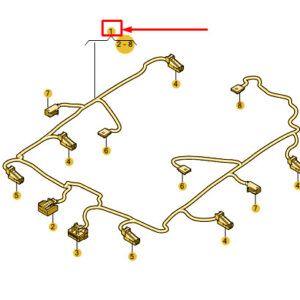 AUDI A8 D5 Roof Wiring Harness 4N5971100A ORIGINAL