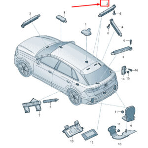 AUDI Q8 4MN Rear Right Upper Antenna Amplifier 4M8035225H ORIGINAL