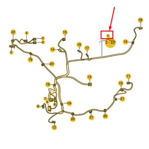 AUDI A8 D5 Rear Door Trim Panel Wiring Harness 4N0971693PE ORIGINAL
