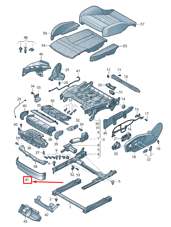 AUDI Q7 4M Front Right Inner Seat Frame Trim RHD 4M0881794DT4 ORIGINAL 1 AUDI Q7 4M Front Right Inner Seat Frame Trim RHD 4M0881794DT4 ORIGINAL
