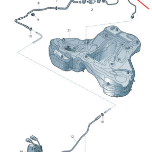 AUDI A6 C8 Fuel Line 4K0261238A ORIGINAL