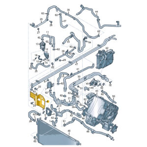 AUDI E-TRON Sportback GEA Cooling System Cross Member 4KE805852A ORIGINAL