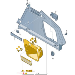 AUDI A5 MK2 Luggage Compartment Trim Right Cover 8W8863992KTH ORIGINAL