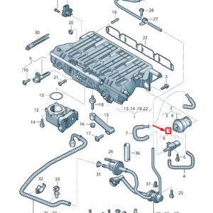 AUDI A4 Avant B8 Solenoid Valve Repair Set 037998283 ORIGINAL