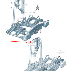 AUDI Q8 4MN Rear Right Tail Light Replacement Glass 4K0052719A ORIGINAL