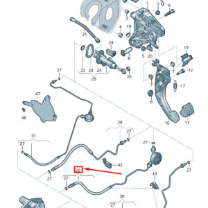 AUDI TT FV Clutch Line LHD 5Q1721465AG ORIGINAL